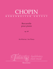 Barcarolle for Piano in F-sharp major op. 60